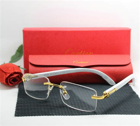 cartier glasses with diamonds replica|cartier glasses genuine.